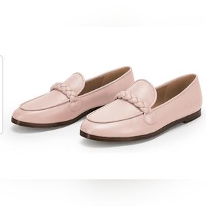 Coutgo Light Pink Classic Loafers with Braided Strap. Brand new / size 6